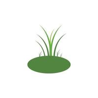 Grass logo vector template