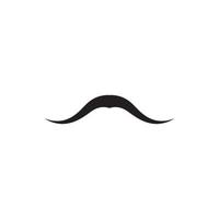 mustache icon template vector