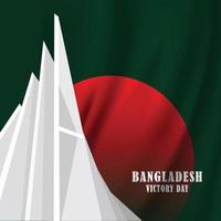 Bangladesh independent and victory day social media post design vector