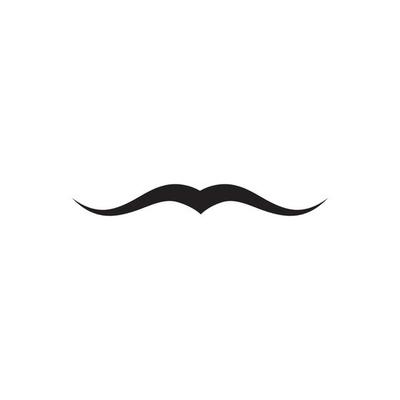 mustache icon template
