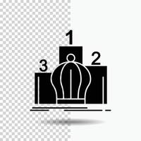 Crown. king. leadership. monarchy. royal Glyph Icon on Transparent Background. Black Icon vector