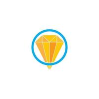 vector logo de diamante