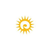 sun ilustration logo vector