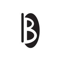 B Letter Alphabet vector