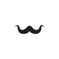 mustache icon template vector