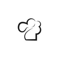 hat chef logo template vector