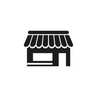 Store icon template vector