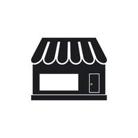 Store icon template vector