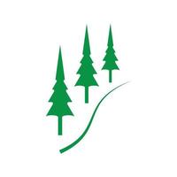 pine tree icon vector