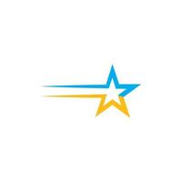 plantilla de logotipo estrella vector