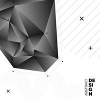 vector de fondo abstracto negro. se puede utilizar en el diseño de la cubierta. diseño de libros fondo del sitio web. CD Cover. publicidad