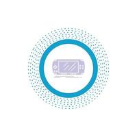 Console. device. game. gaming. psp Glyph Icon. Vector isolated illustration