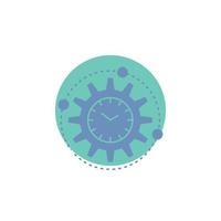 Efficiency. management. processing. productivity. project Glyph Icon. vector