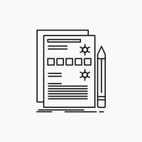 Component. data. design. hardware. system Line Icon. Vector isolated illustration