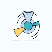 Data. diagram. performance. point. reference Flat Icon. green and Yellow sign and symbols for website and Mobile appliation. vector illustration