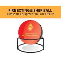 flat design fire extinguisher vector image