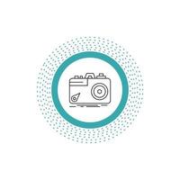 Camera. photography. capture. photo. aperture Line Icon. Vector isolated illustration