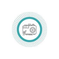 Camera. photography. capture. photo. aperture Line Icon. Vector isolated illustration