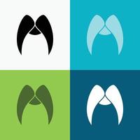 moustache. Hipster. movember. male. men Icon Over Various Background. glyph style design. designed for web and app. Eps 10 vector illustration