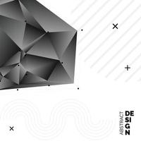 fondos geométricos abstractos. diseño vectorial poligonal vector