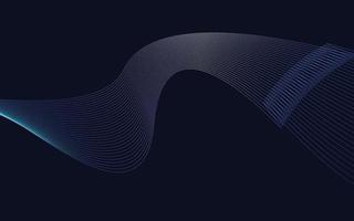 Vector abstract wave background. Blue Gradient waves background