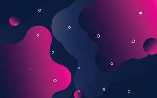 Floating liquid blobs. Abstract colorful banner with fluid shapes. Futuristic composition with bubbles. 3D vector illustration for advertising. marketing or presentation