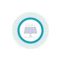 Solar. Panel. Energy. technology. smart city Glyph Icon. Vector isolated illustration