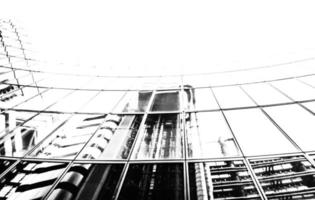 rascacielos de ilustración digital en blanco y negro foto
