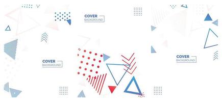 Modern abstract covers set. minimal covers design. Colorful geometric background. vector illustration.