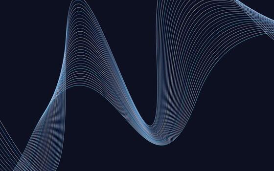 arte lineal creativo. ilustración vectorial eps 10. elementos de diseño creados con la herramienta de mezcla vector