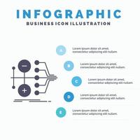 monetización Finanzas. dinero. transferir. plantilla de infografía de valor para sitio web y presentación. icono de glifo gris con ilustración de vector de estilo infográfico azul.