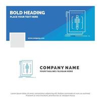 Blue Business Logo Template for Code. edit. editor. language. program. Facebook Timeline Banner Design. vector web banner background illustration