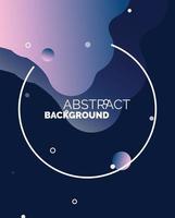Gradient abstract shapes cover collection vector