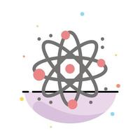 Physics React Science Abstract Flat Color Icon Template vector