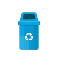 trashcan icon, vector trash bin