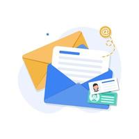 Email and messaging,Email marketing campaign vector