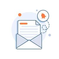 Email and messaging,Email marketing campaign vector