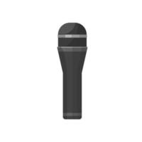 Microphone isolated on white background, icon vector