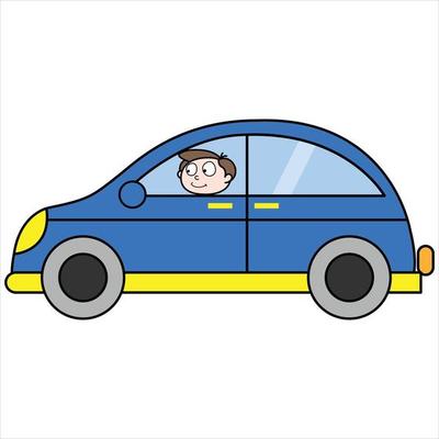 Cartoon Car Character Vector Art & Graphics Cartoon Car Character Vector Art & Graphics