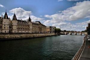 A panoramic view of Paris in the Summer Sun photo