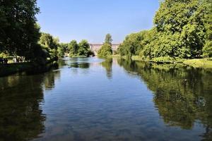 A view of St James Park in London photo
