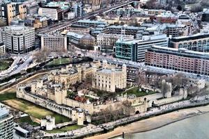 una vista aerea de londres foto