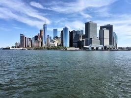 A Panoramic view of New York city in the USA photo