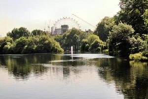 A view of St James Park in London photo