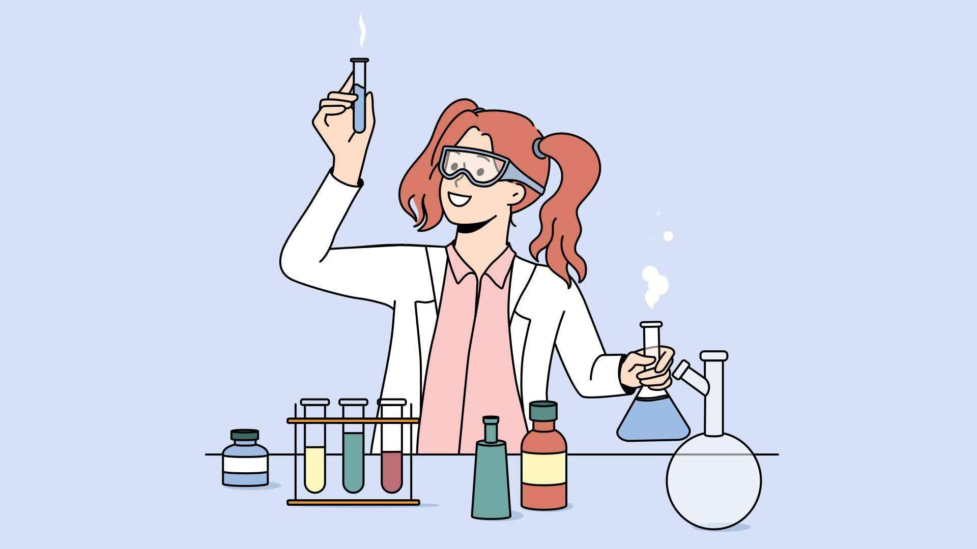 Lab Cartoon Stock Video Footage for Free Download