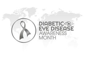 vector graphic of diabetic eye disease awareness month good for diabetic eye disease awareness month celebration. flat design. flyer design.flat illustration.