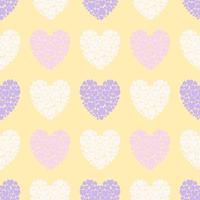 Heart pattern wrapping paper. Patterns for decorating fabrics. vector