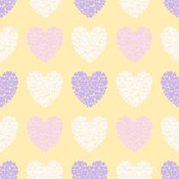 Heart pattern wrapping paper. Patterns for decorating fabrics. vector