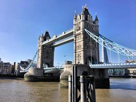 A view of Tower Bridge in London photo