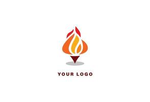 Fire Logo Design Template vector